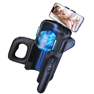 10 Thrusting High-speed Motor Masturbator Cup with Phone Holder