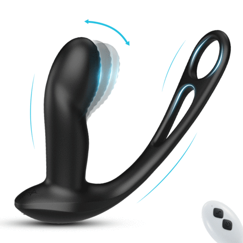 Bestvibe Remote Control 9 Vibration & Wiggling Prostate Massager Anal Toy